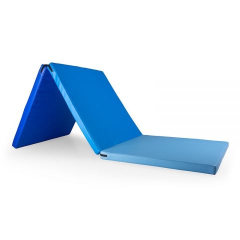 Foldable Gym Mat 180 x 60 x 4cm, Blue